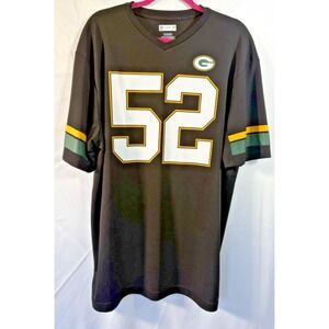 NFL Team Apparel Jersey Size‎ XL Green Bay Packers #52 Clay Matthews black